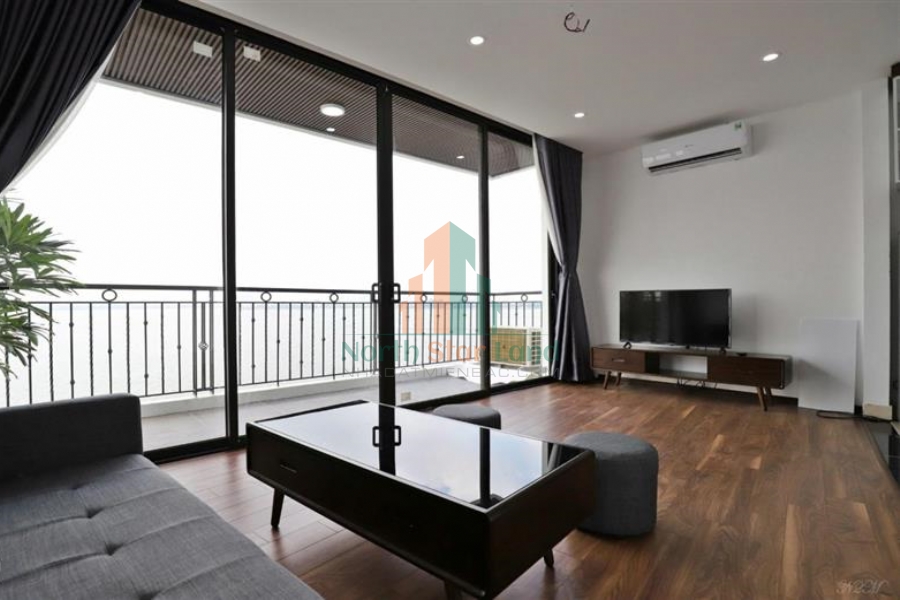 Cho thuê Căn hộ mới tại làng Yên Phụ, Tây Hồ, 01 ngủ, đủ tiện nghi, view Hồ Tây 2