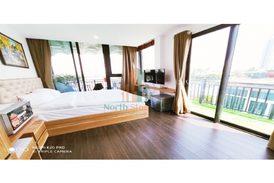 Căn hộ dịch vụ kiểu Studio view Hồ Trúc Bạch với nội thất hoàn toàn mới cho thuê 4