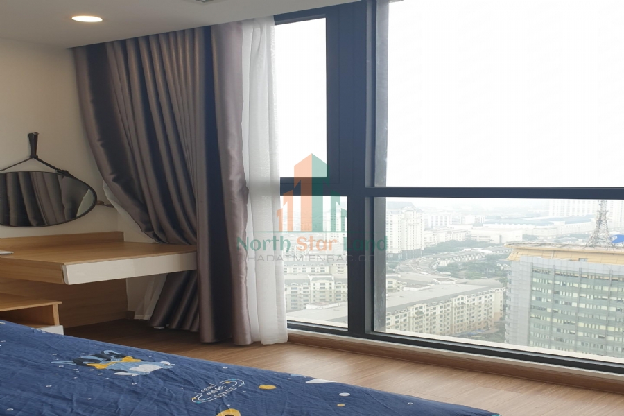 Cho thuê căn hộ cao cấp Vinhomes Skylake, 2 phòng ngủ, đầy đủ nội thất, view thành phố, tại quận Từ Liêm 9