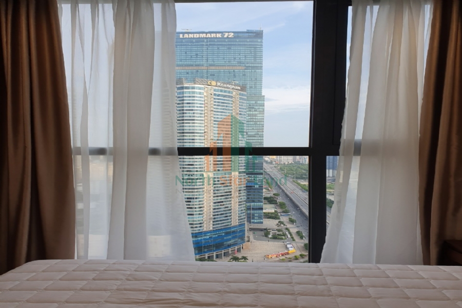 Cho thuê căn hộ cao cấp Vinhomes Gardenia, 1 phòng ngủ, có ban công, view thành phố, full nội thất, khu vực quận Nam Từ Liêm. 4