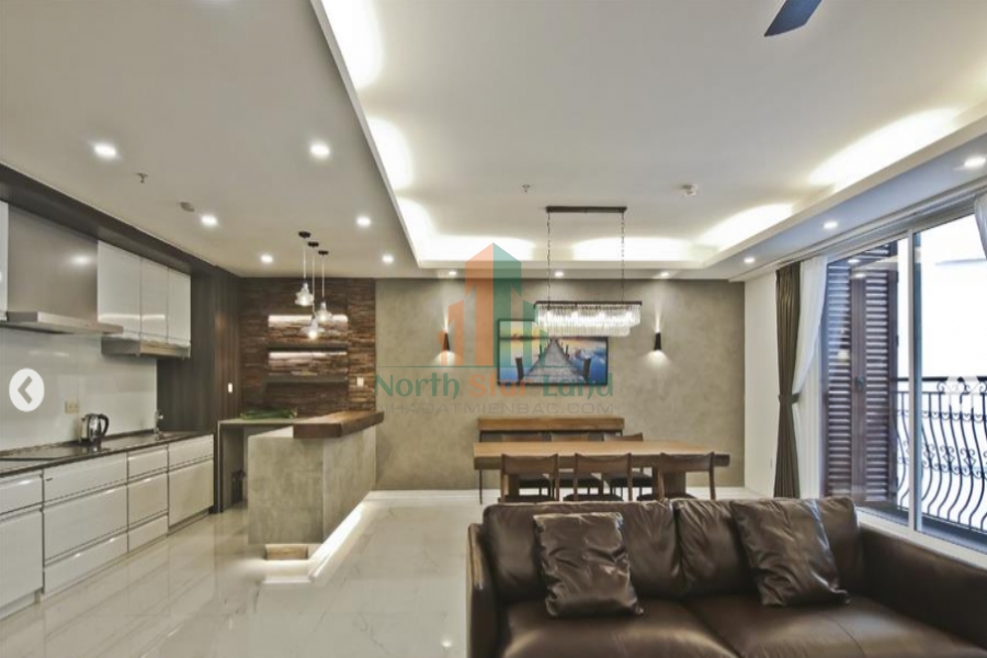 Căn hộ Aqua Yên Phụ 2 ngủ , tầng cao view sông Hồng, full nội thất sang trọng, tọa lạc vị trí vàng quận Ba Đình 9
