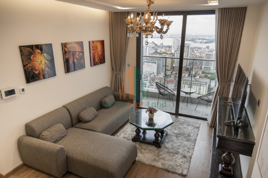 Cho thuê căn hộ hạng sang Vinhomes Skylake, 2 phòng ngủ, tầng cao, view thành phố, tại quận Từ Liêm. 2