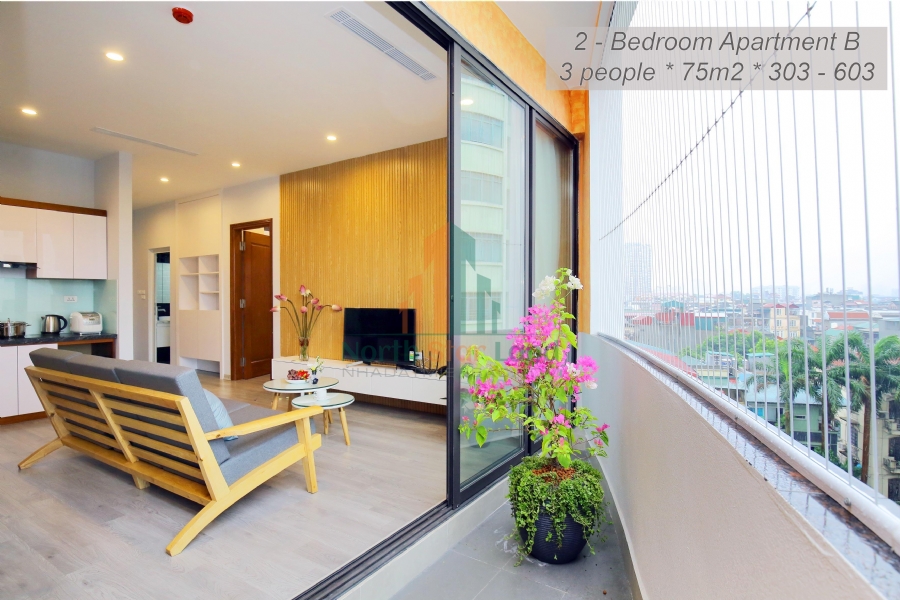 Cho thuê căn hộ dịch vụ mới 100%, thuận tiện đi lại ngay trung tâm quận Ba Đình 4