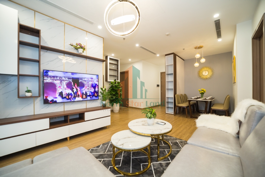 Cho thuê căn hộ cao cấp Vinhomes Skylake, 3 phòng ngủ, tầng cao, view khu dân cư, tại quận Từ Liêm. 2