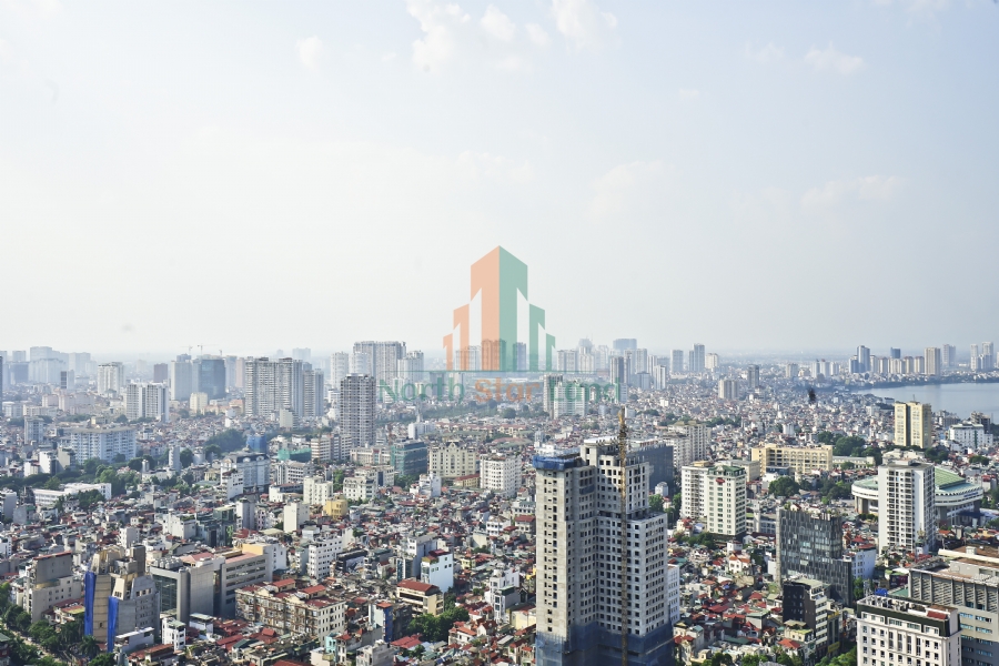 Căn hộ cao cấp Vinhomes Metropolis, 4 phòng ngủ, tầng cao, có ban công, full nội thất cho thuê khu vực quận Ba Đình. 4