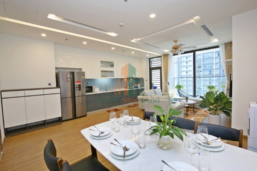 Không thể rời mắt trước căn hộ cao cấp Vinhomes Skylake, 3 phòng ngủ, nội thât sang trọng tại quận Nam Từ Liêm 2