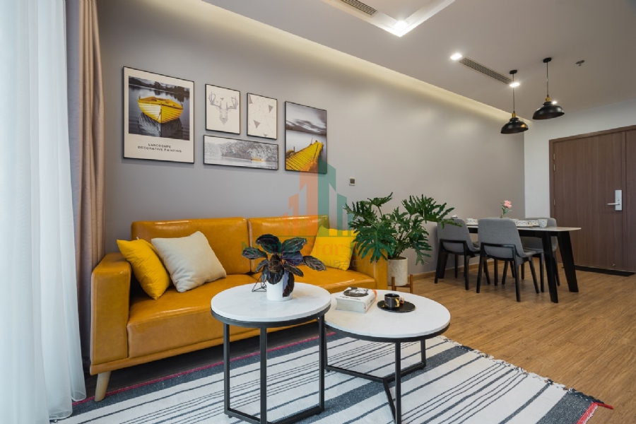 Cho thuê căn hộ cao cấp Vinhomes Skylake, 2 phòng ngủ, có ban công, view thành phố, tại quận Từ Liêm với mức giá ưu đãi. 2