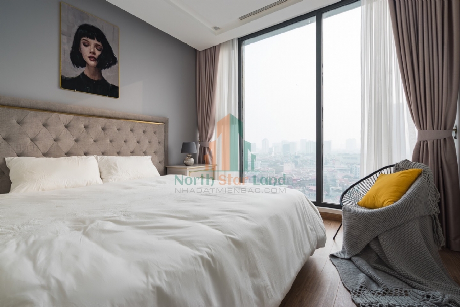 Cho thuê căn hộ cao cấp Vinhomes Skylake, 2 phòng ngủ, có ban công, view thành phố, tại quận Từ Liêm với mức giá ưu đãi. 6