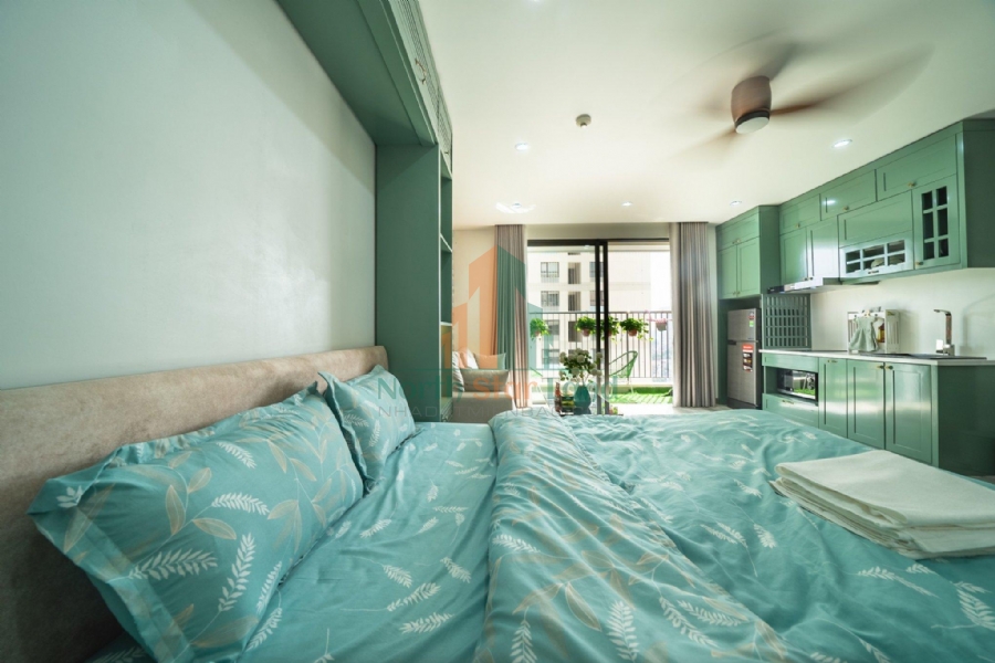 Choáng ngợp trước căn hộ sang xịn Vinhomes D’Capitale, 1 phòng ngủ, đầy đủ nội thất, dành cho người đẳng cấp thuê, khu vực quận Cầu Giấy. 2