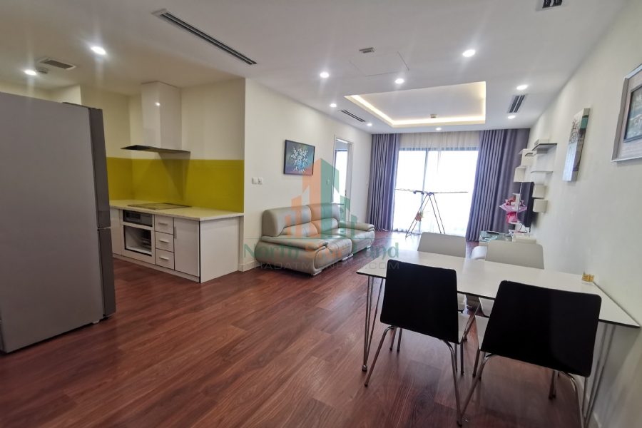 Cho thuê căn hộ cao cấp Golden Palm, 2 phòng ngủ, có ban công, tầng cao, view thành phố và khu dân cư, khu vực quận Thanh Xuân 4