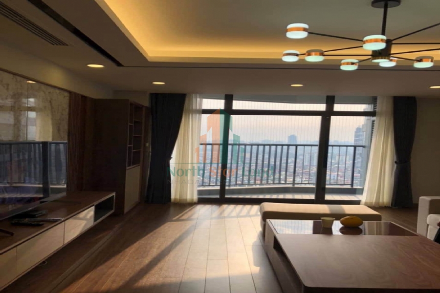 Cho thuê căn hộ cao cấp Golden Palm, 2 phòng ngủ, có ban công, tầng cao, view thành phố và khu dân cư, khu vực quận Thanh Xuân 11