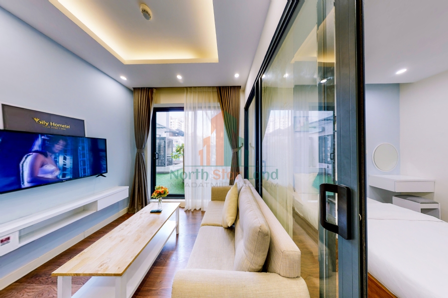 Căn hộ hạng sang Imperia Garden 2 phòng ngủ được thiết kế độc đáo, có ban công, nội thất đầy đủ, khu vực quận Thanh Xuân. 2