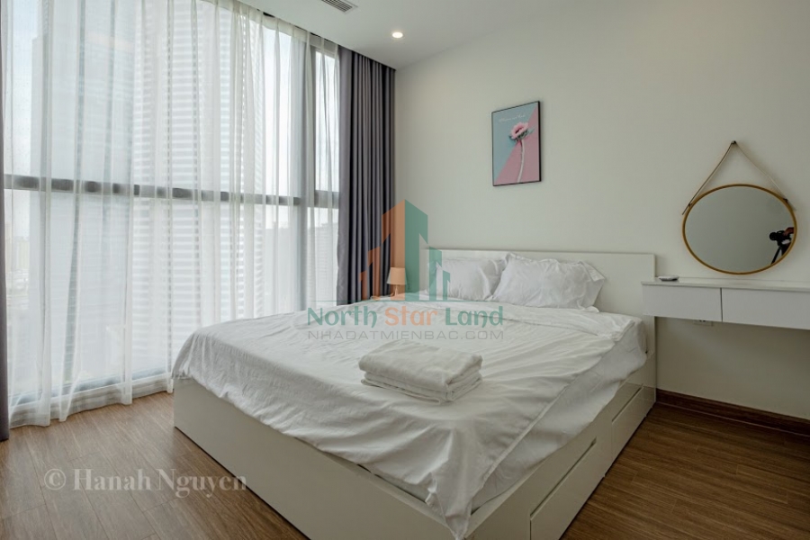Không thể rời mắt trước căn hộ sang xịn Vinhomes Skylake, 3 phòng ngủ, có ban công, view khu dân cư, nội thất đầy đủ, khu vực quận Nam Từ Liêm. 2