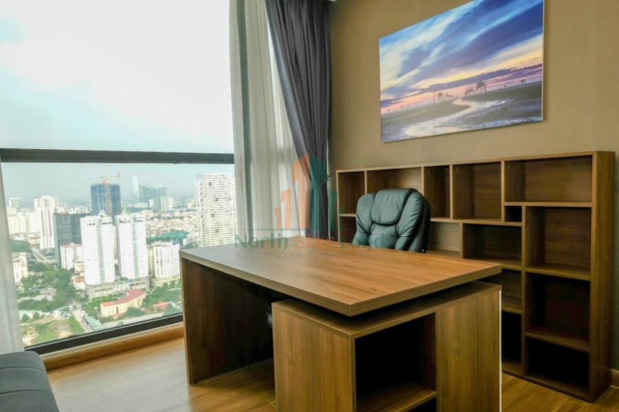 Đừng bỏ lỡ căn hộ hạng sang Vinhomes Skylake 4 phòng ngủ cho thuê, nội thất đầy đủ, có ban công, view thành phố, khu vực quận Nam Từ Liêm. 3